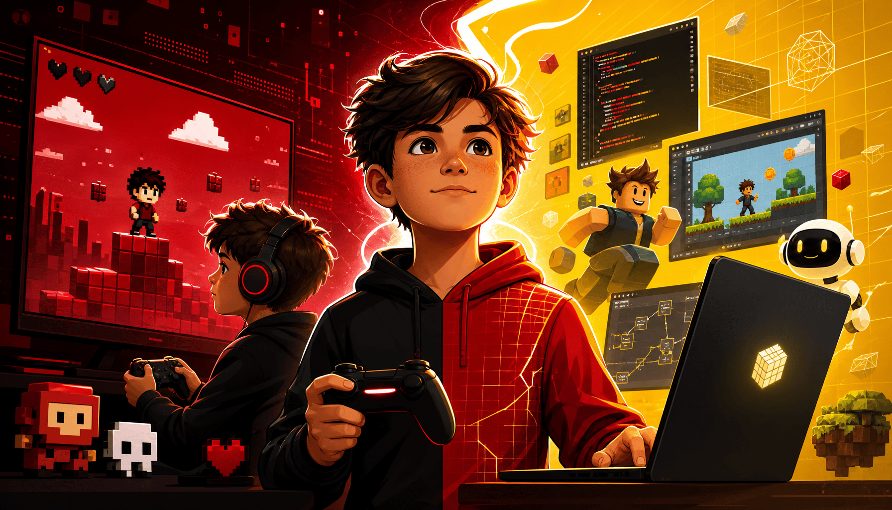 Criar games: de jogador a protagonista da tecnologia